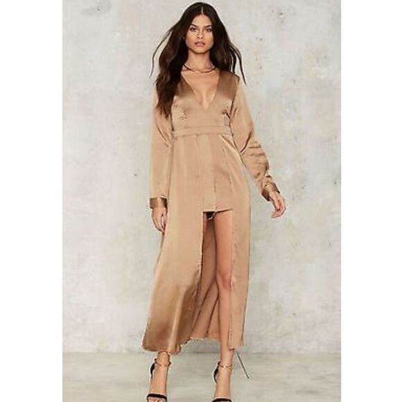 Glamorous Wanna Be Down‎ Romper Dress nwt - Picture 1 of 8